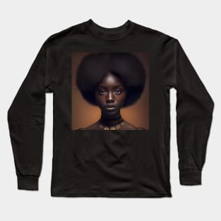 Black Elegance T-Shirt Long Sleeve T-Shirt